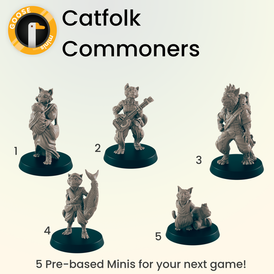 Catfolk Commoners - Ec3d | Villagers | Everyday Folk