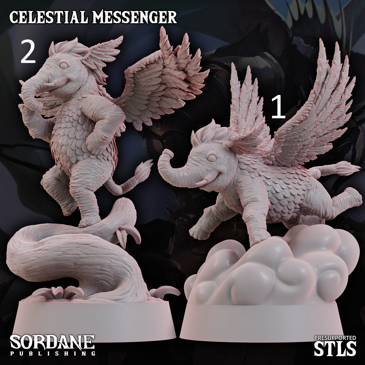 Celestial Messenger. Flying Elephant - Sordane Publishing