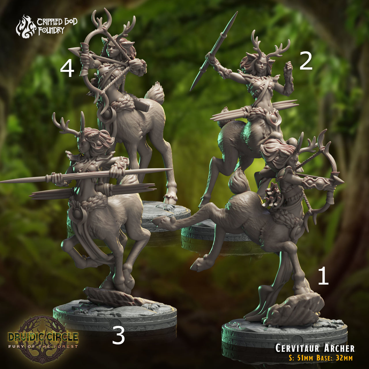 Cervitaur Archers - Crippled God Foundry