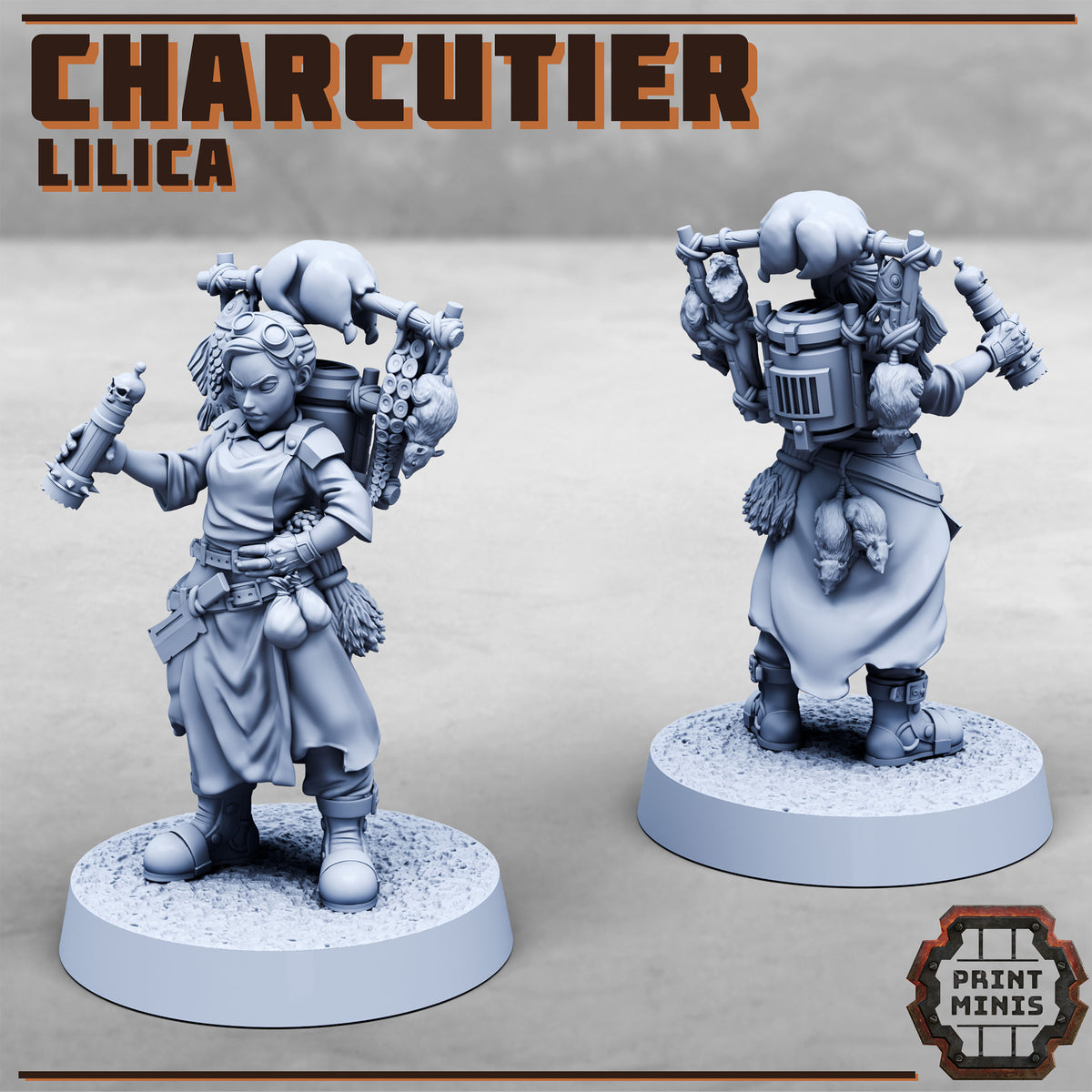 Lilica. Charcutier - Print Minis