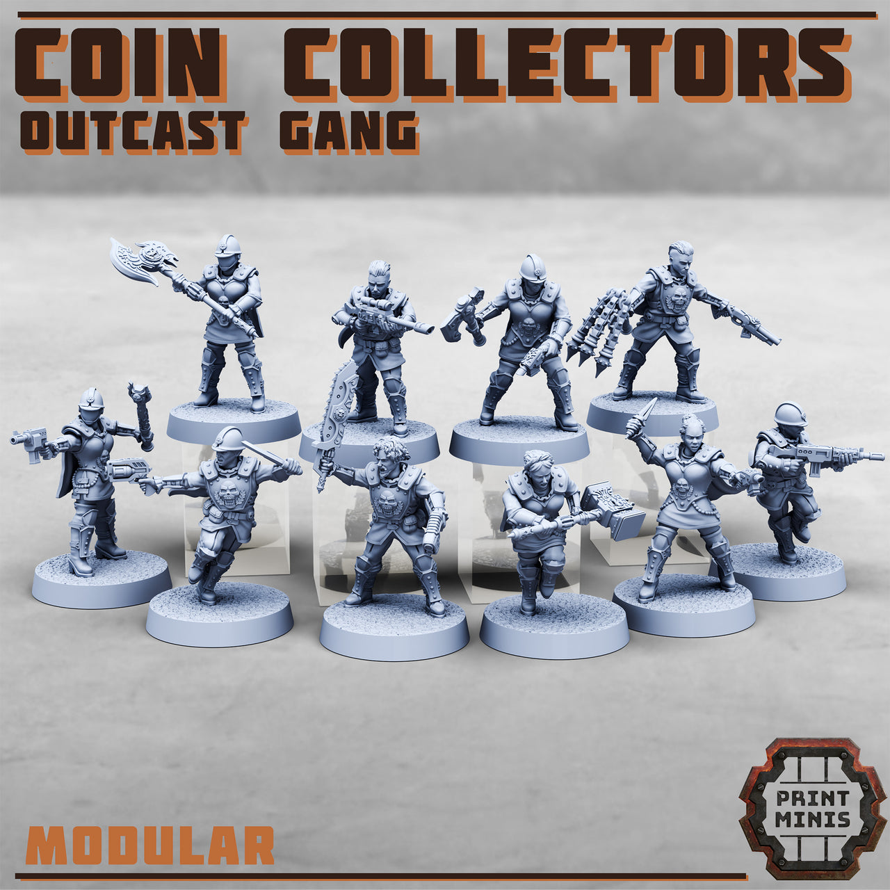 Coin Collectors. Outcast Gang - Print Minis