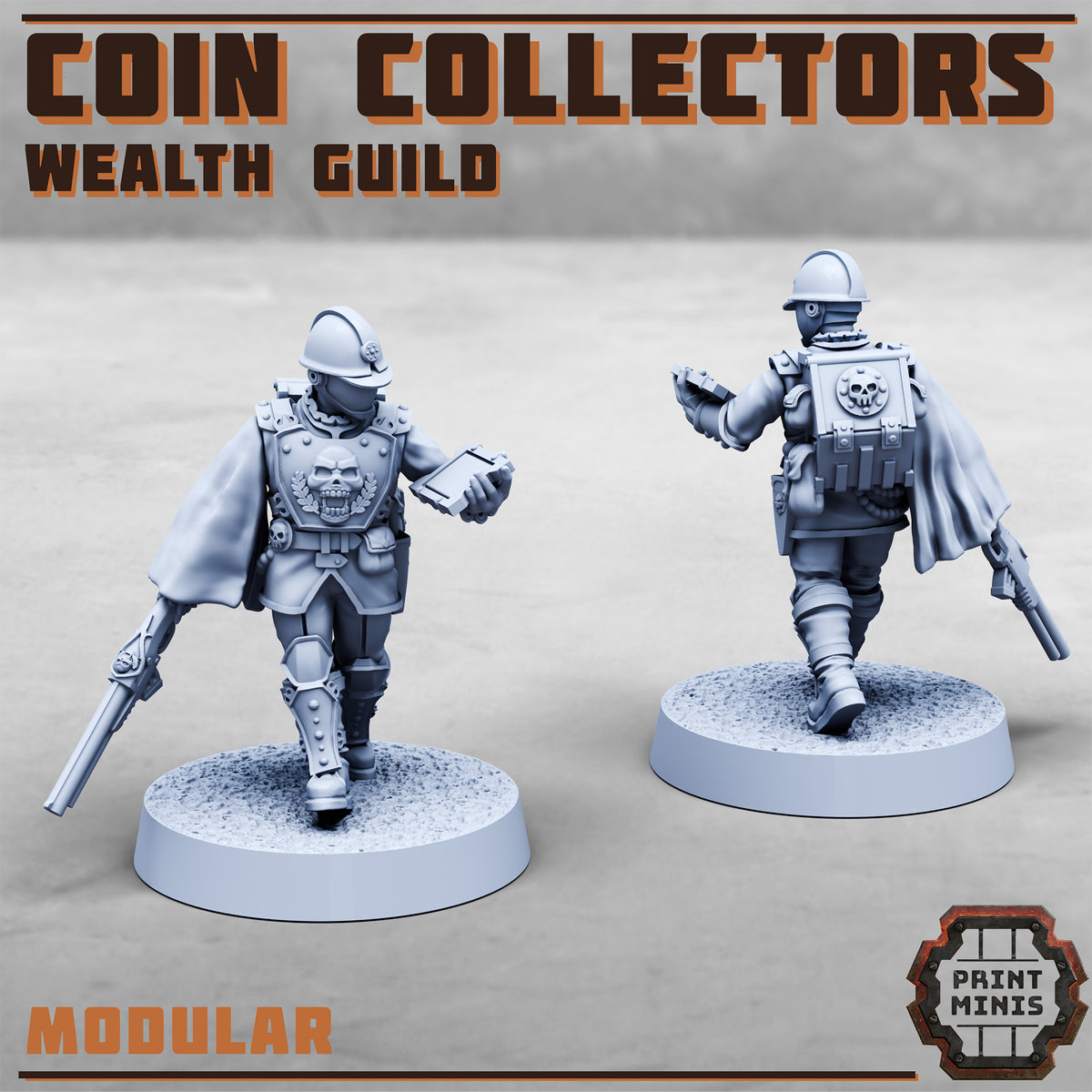 Custom Guild Coin Coin Collectors. Modular Wealth Guild - Print Minis