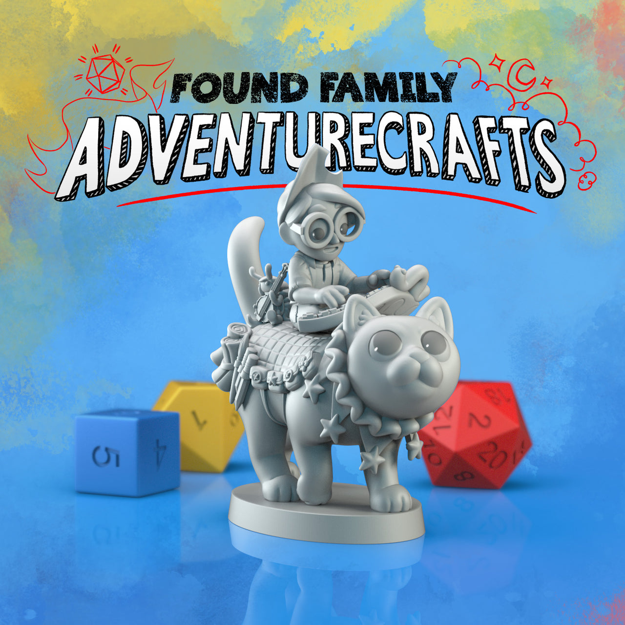 Creative Cat Funky Friends - Found Family Adventurecrafts