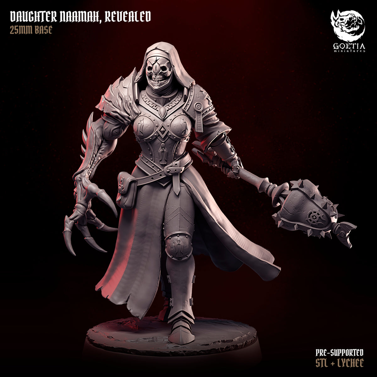 Daughter Naamah, Revealed. Demon Nun - Goetia Miniatures