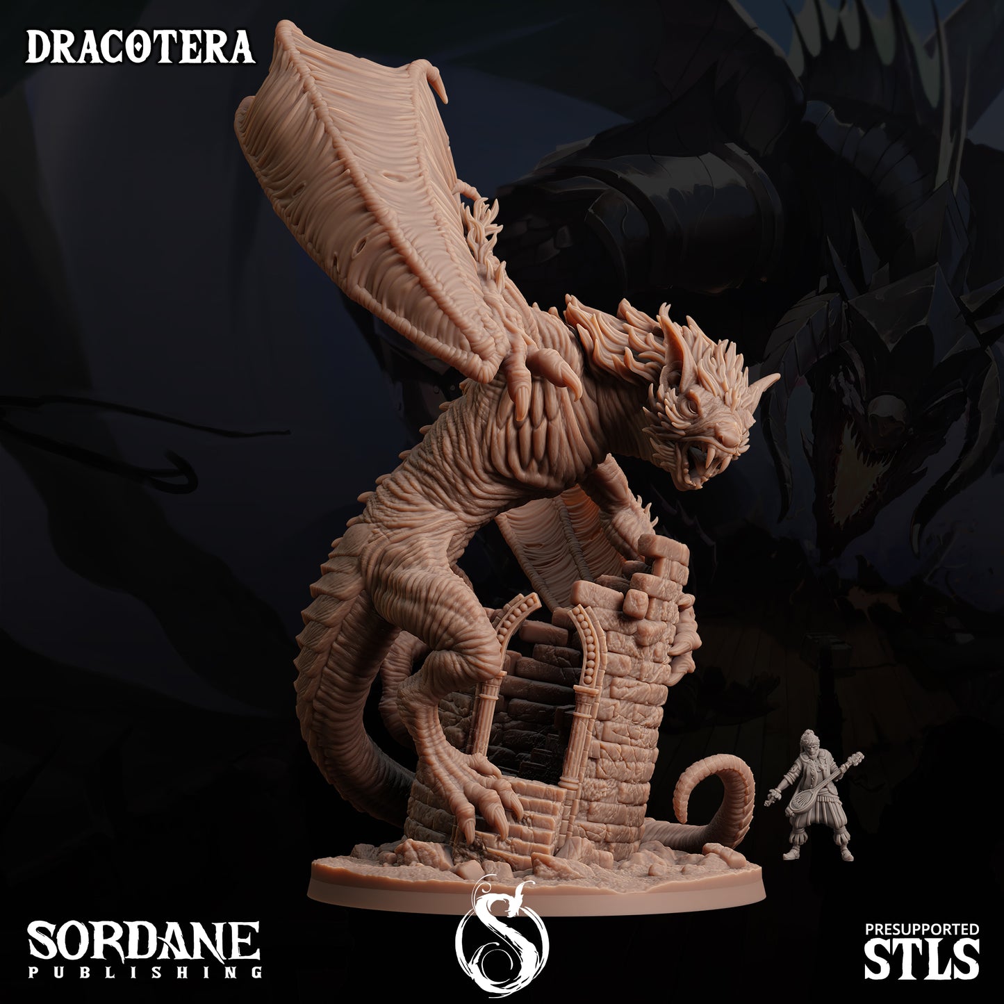 Dracotera, Giant Bat Monster- Sordane Publishing