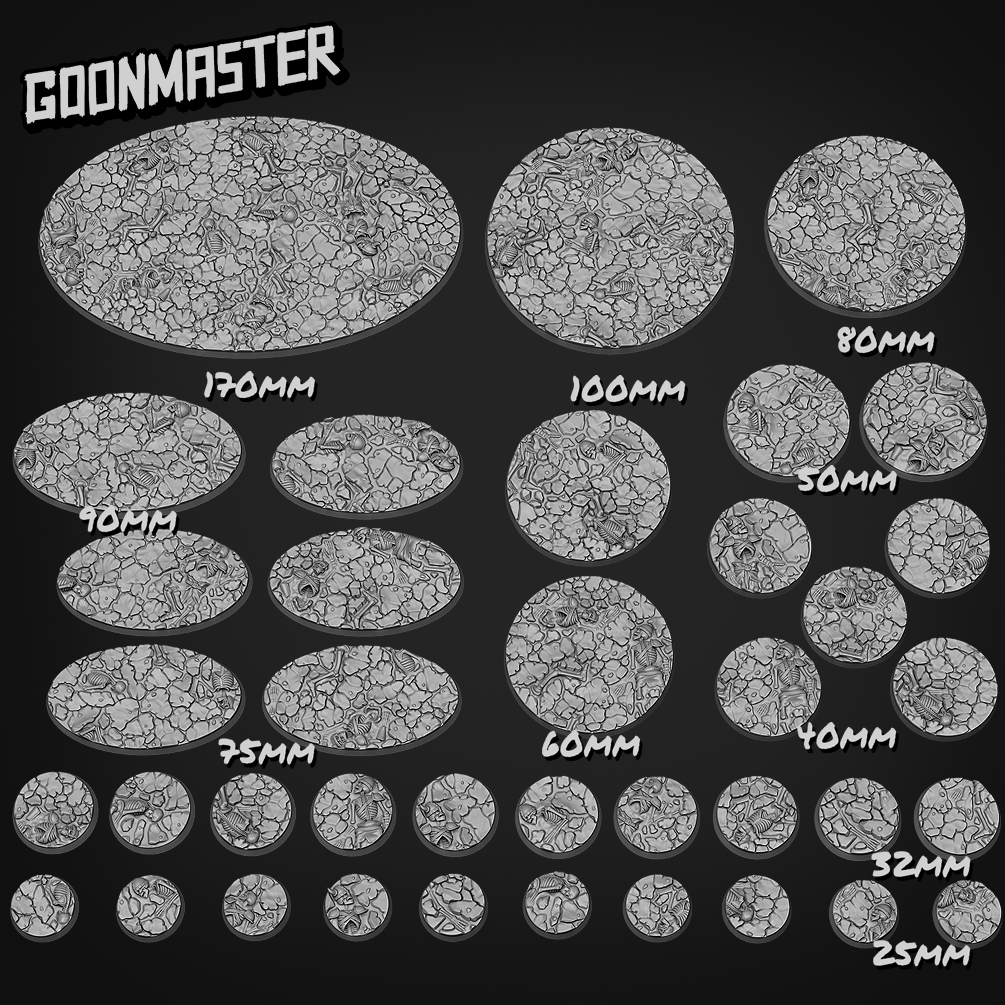 Dried Mud and Bone Bases - Goonmaster