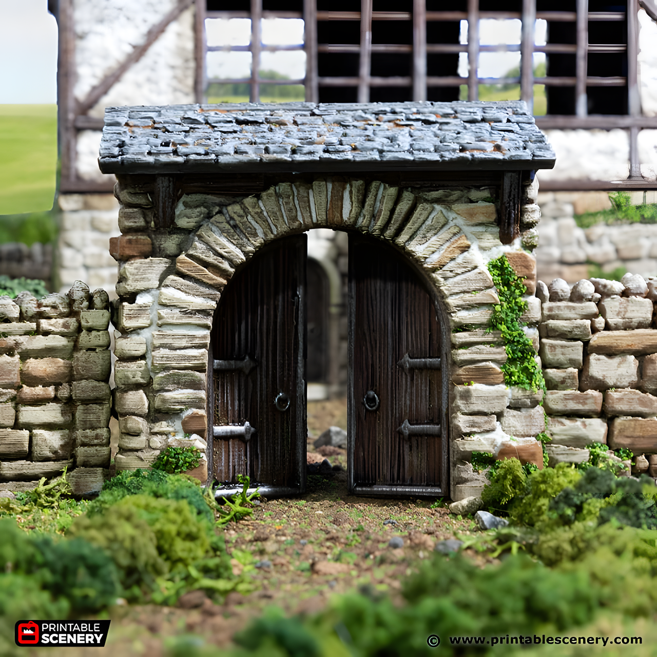 Farm Gate. King and Country, 15mm, 28mm, 32mm - Printable Scenery