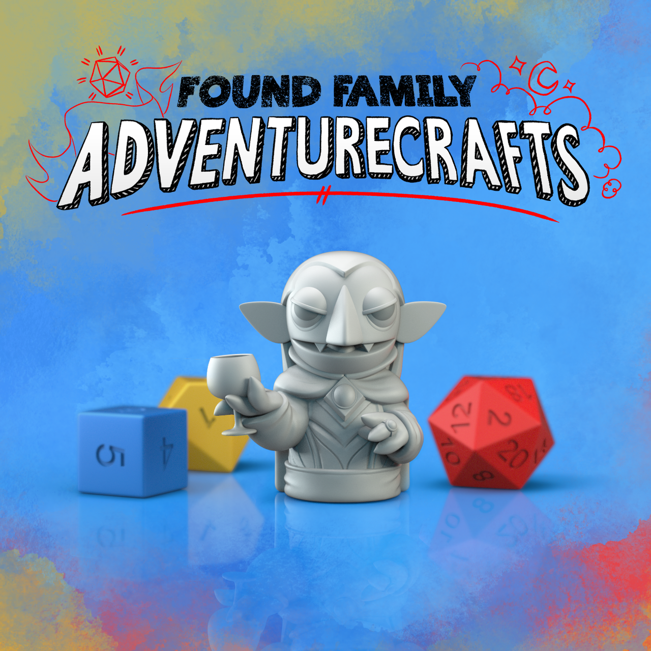 Finger Puppet Strahd - Found Family Adventurecrafts