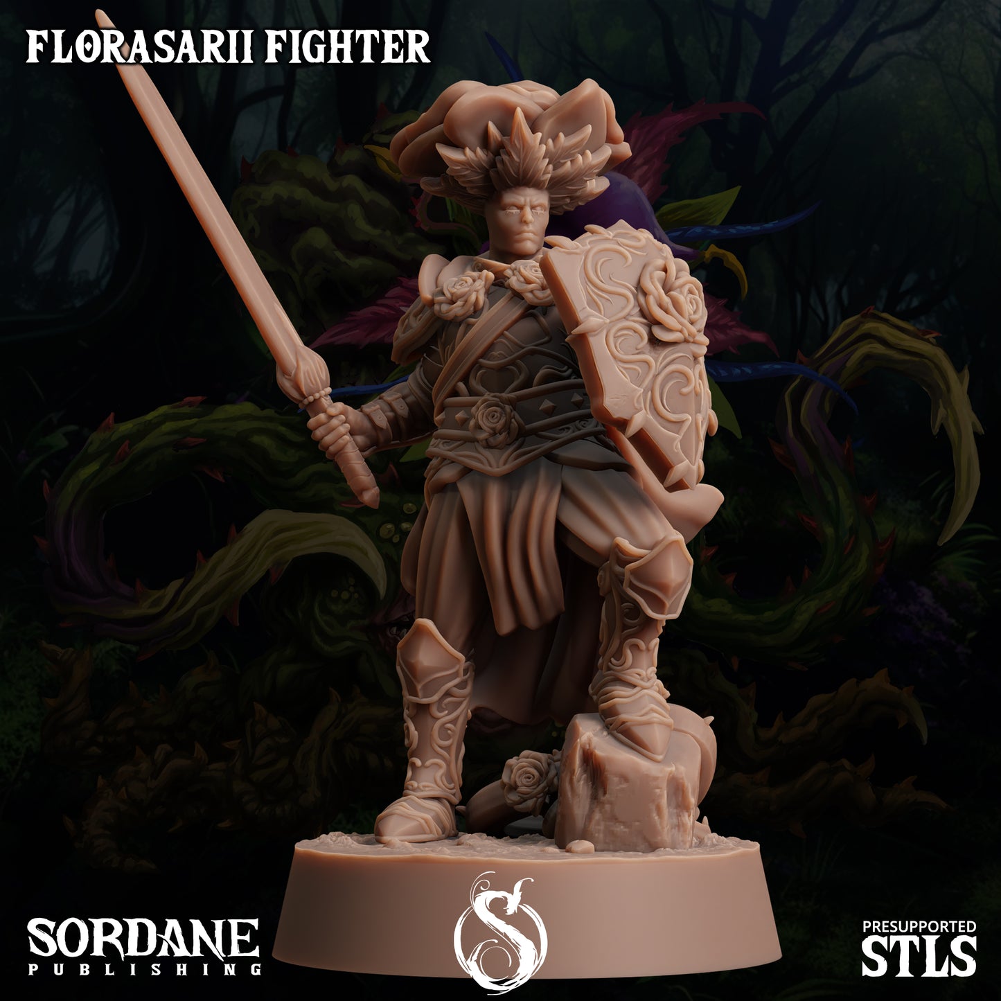 Florasarii Fighter, Flower folk Warrior- Sordane Publishing