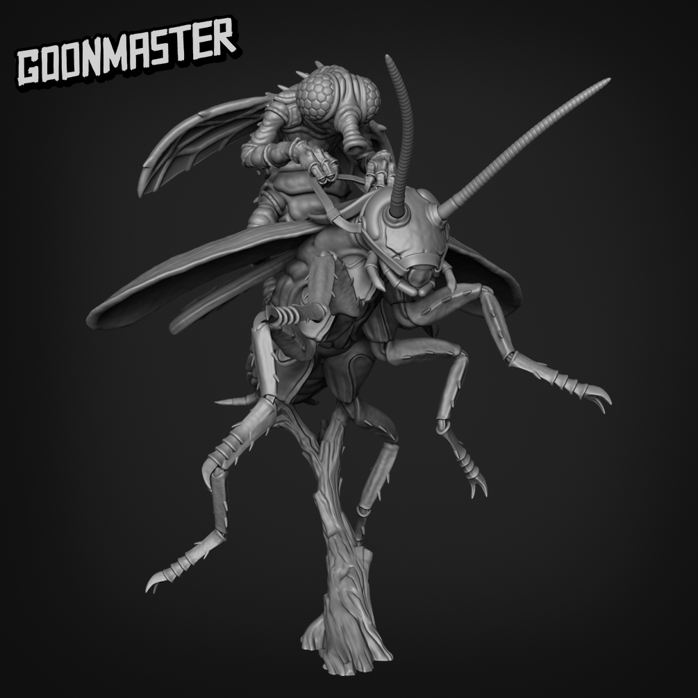 Flying Roach Riders. Fly Cockroach Cavalry - Goonmaster