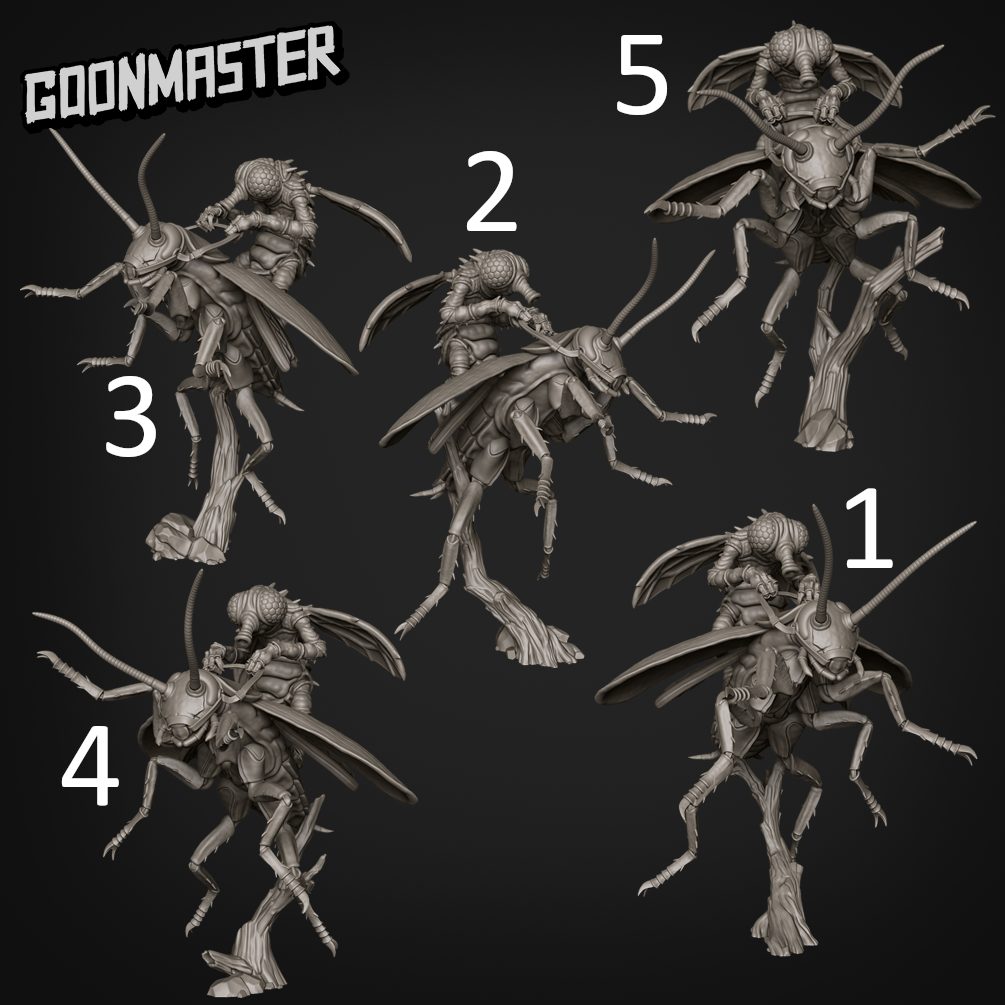 Flying Roach Riders. Fly Cockroach Cavalry - Goonmaster