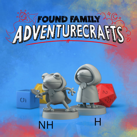 The Frogue, Hooded Frog Rogue - Found Family Adventurecrafts