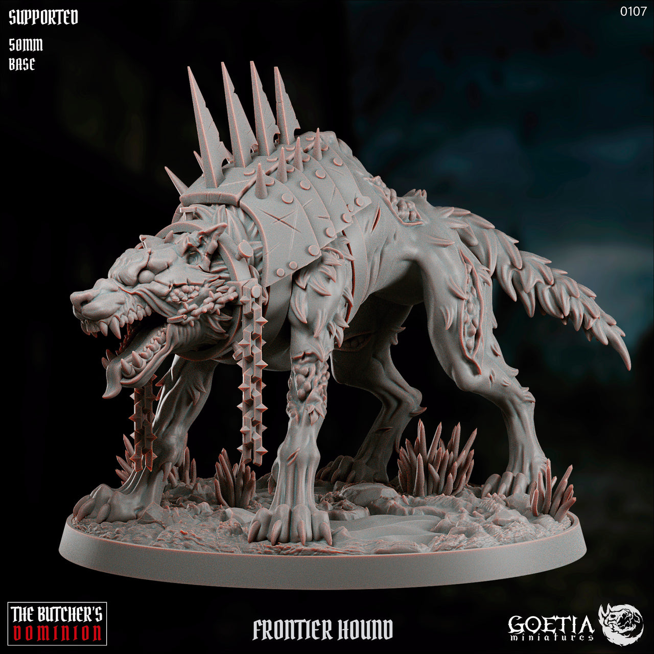 Frontier Hound. Undead Wolf - Goetia Miniatures