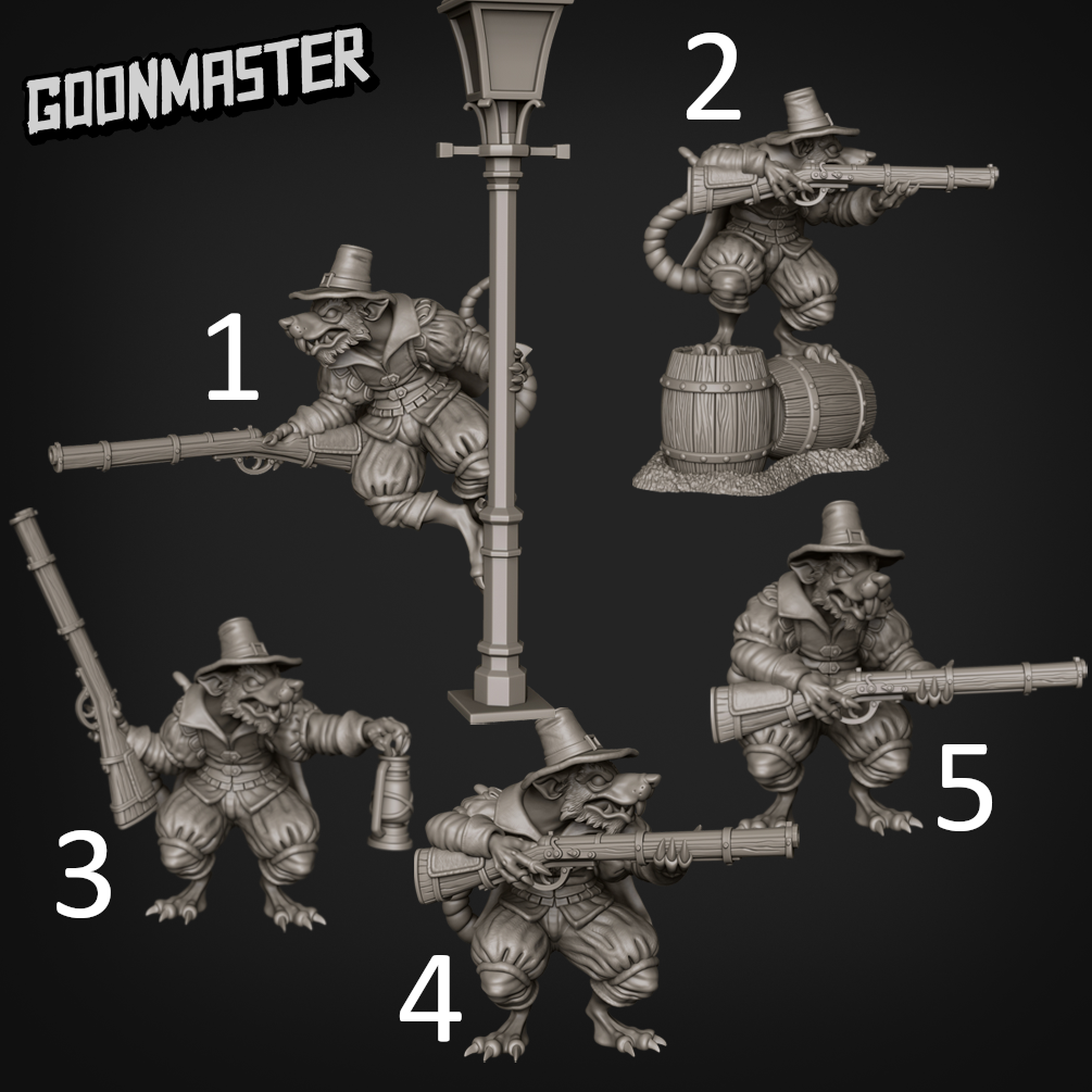 Black Powder Rats, Ratfolk mercenaries - Goonmaster