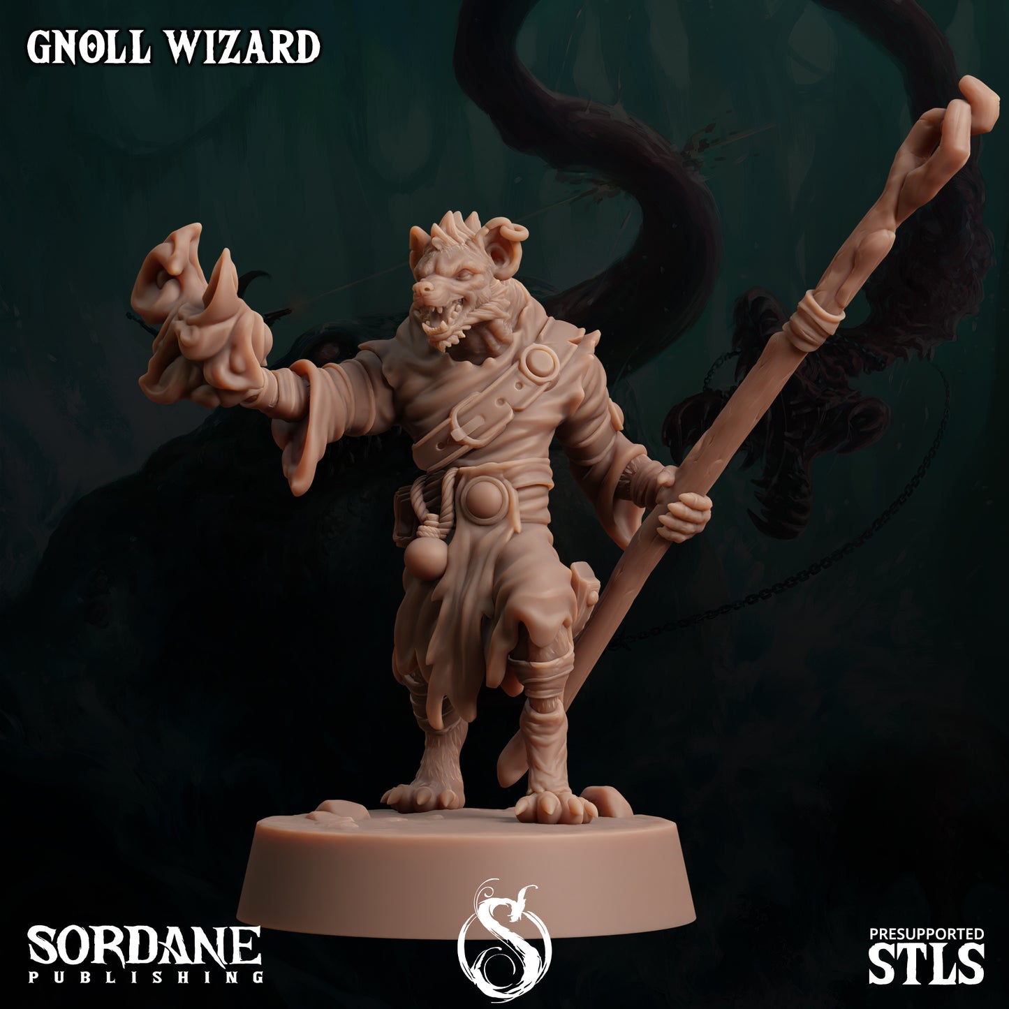 Gnoll Wizard - Sordane Publishing