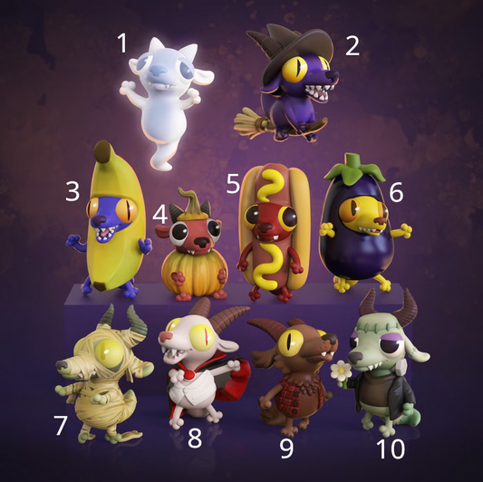 Kobolds in Costumes, Halloween ready lil guys! - Found Family Adventurecrafts
