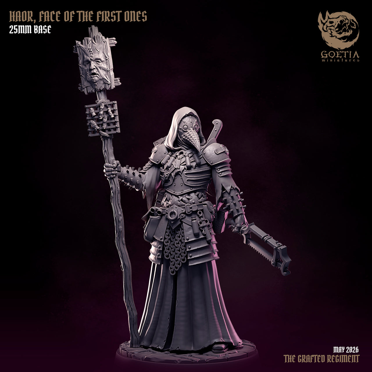 Haor, Face of the First Ones. The Grafted Regiment - Goetia Miniatures