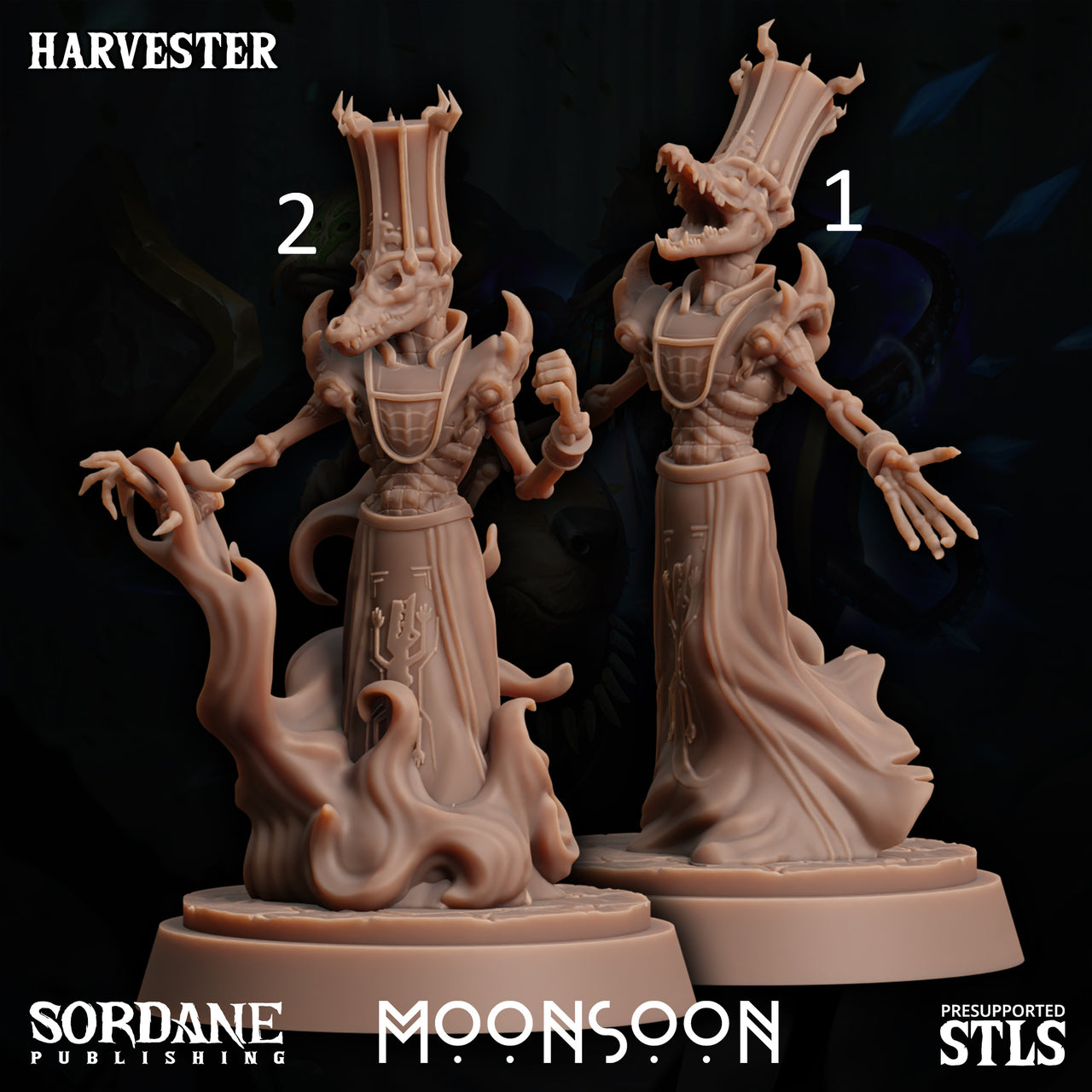 Harvester, Crocodile folk Lich - Sordane Publishing