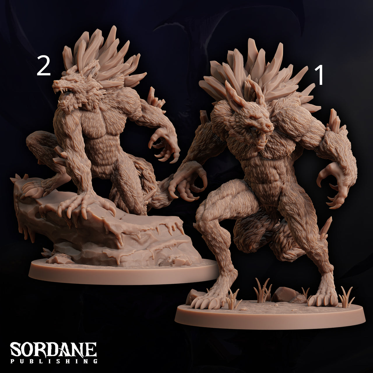 Icethorn Varghast. Icy Werewolf - Sordane Publishing