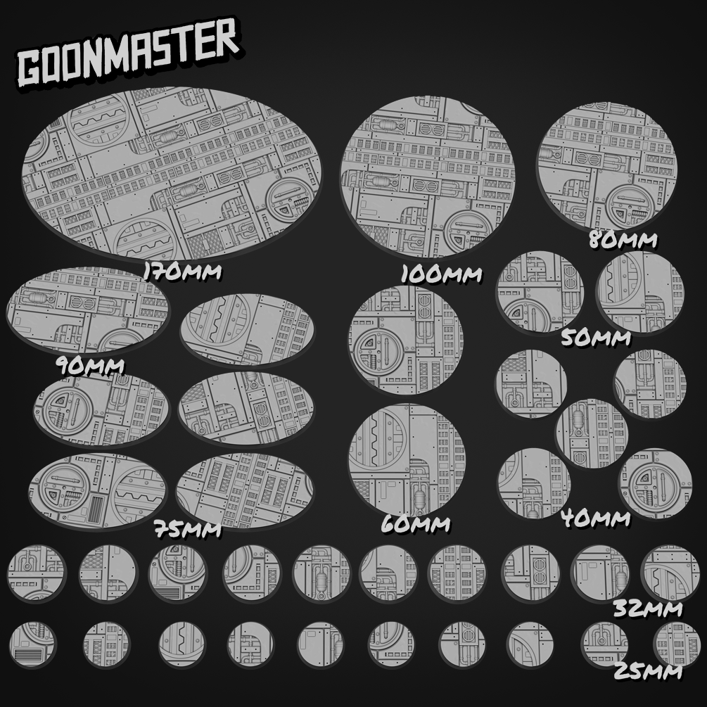 Industrial SciFi Floor Bases - Goonmaster