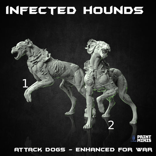 Infected Hounds - Print Minis