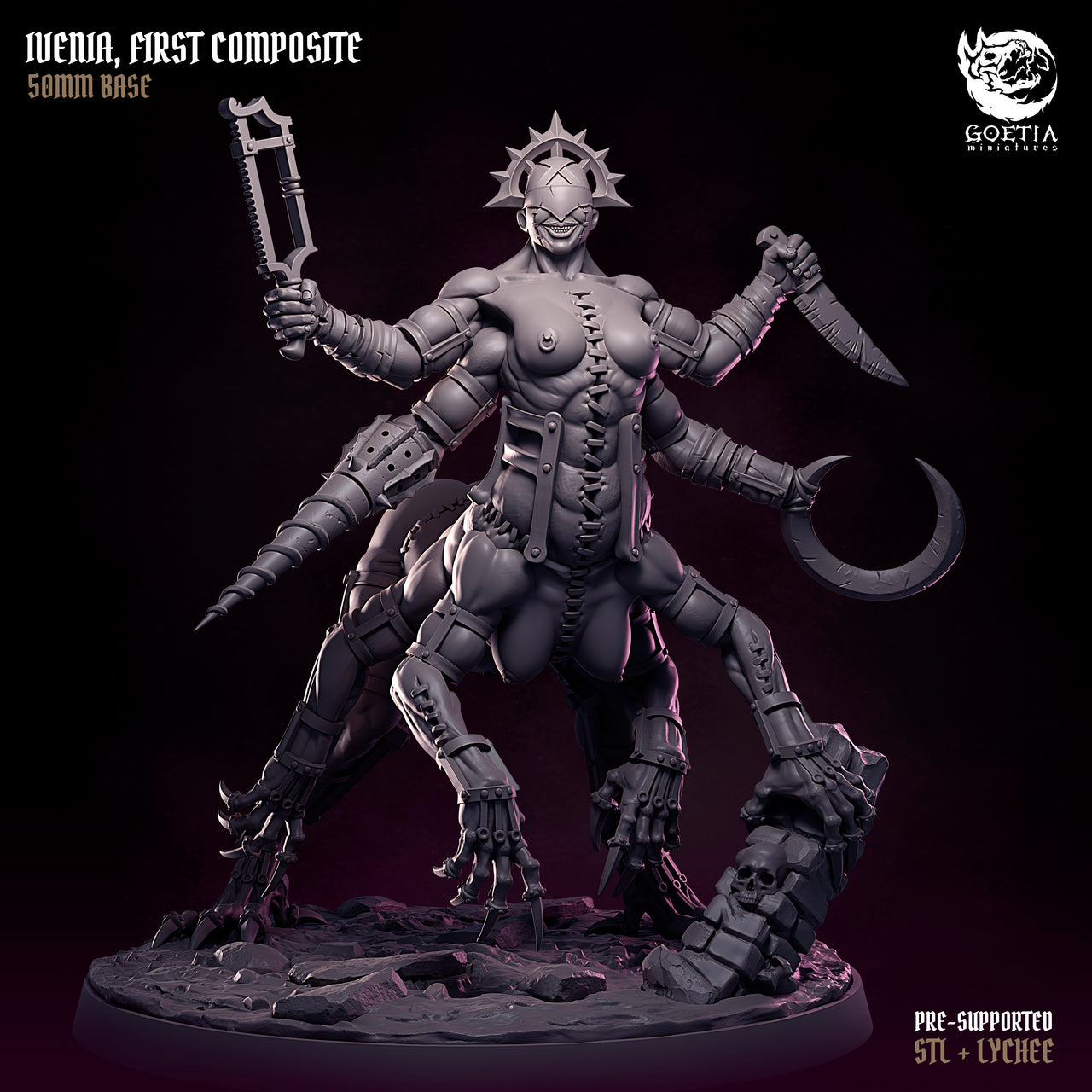 Ivenia, First Composite. The Court of Ecstasy - Goetia Miniatures