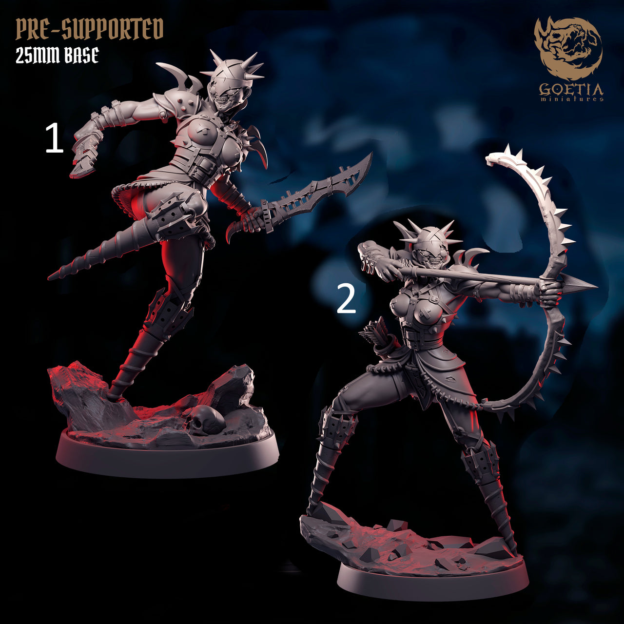 Kadal Militia, Experimental Assassins - Goetia Miniatures