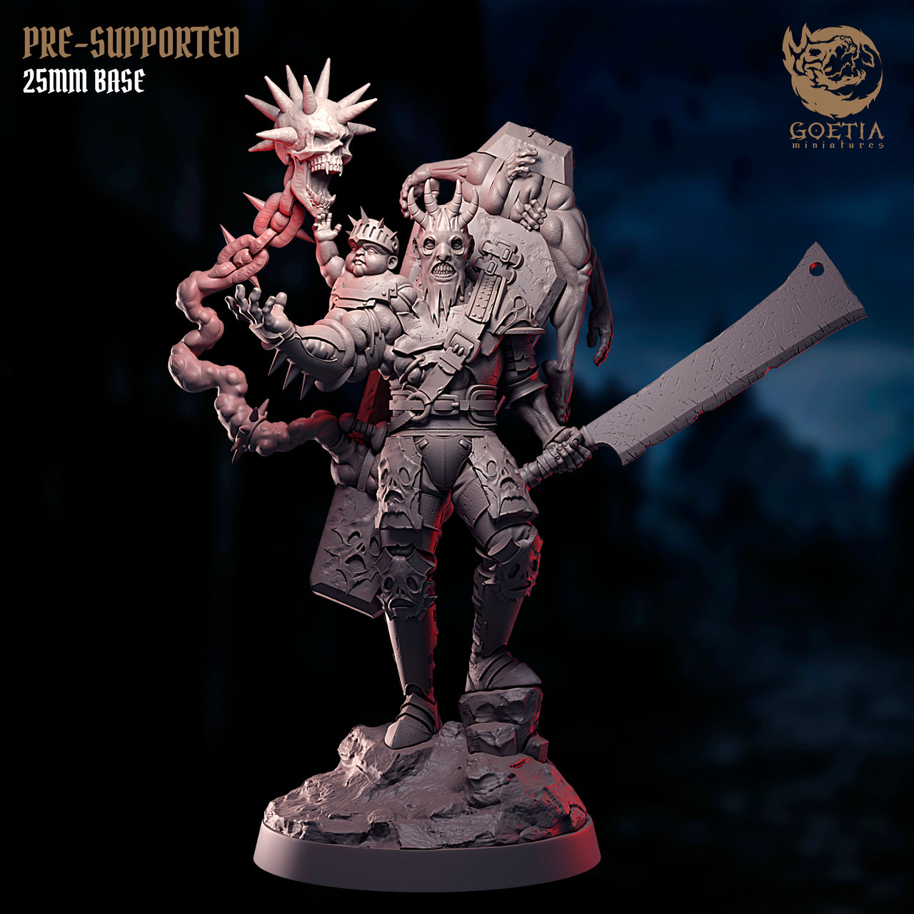 Kaelor, The Unborn Blade - Goetia Miniatures | Demon Butcher