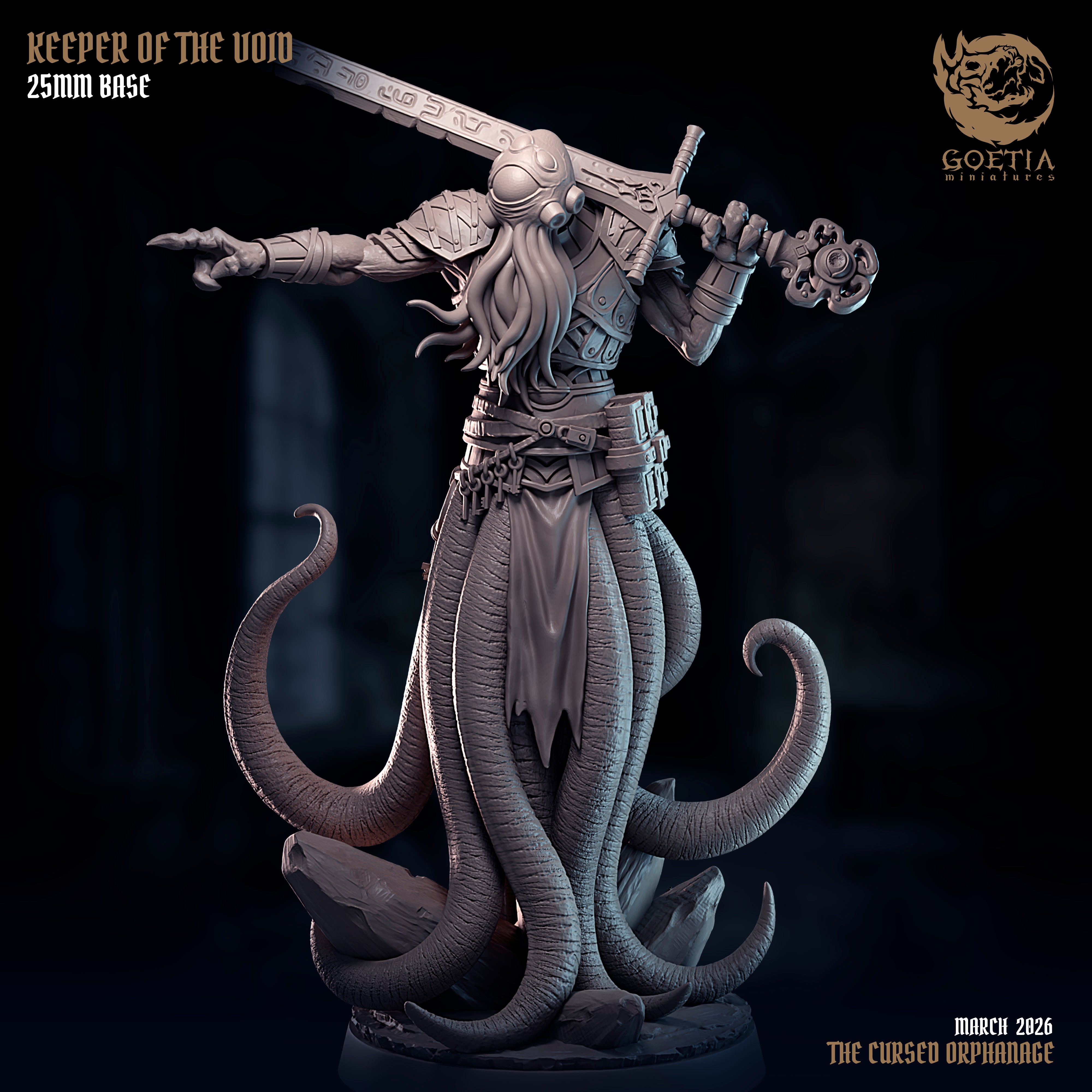 Keeper of the Void. Astral Fallen Paladin - Goetia Miniatures