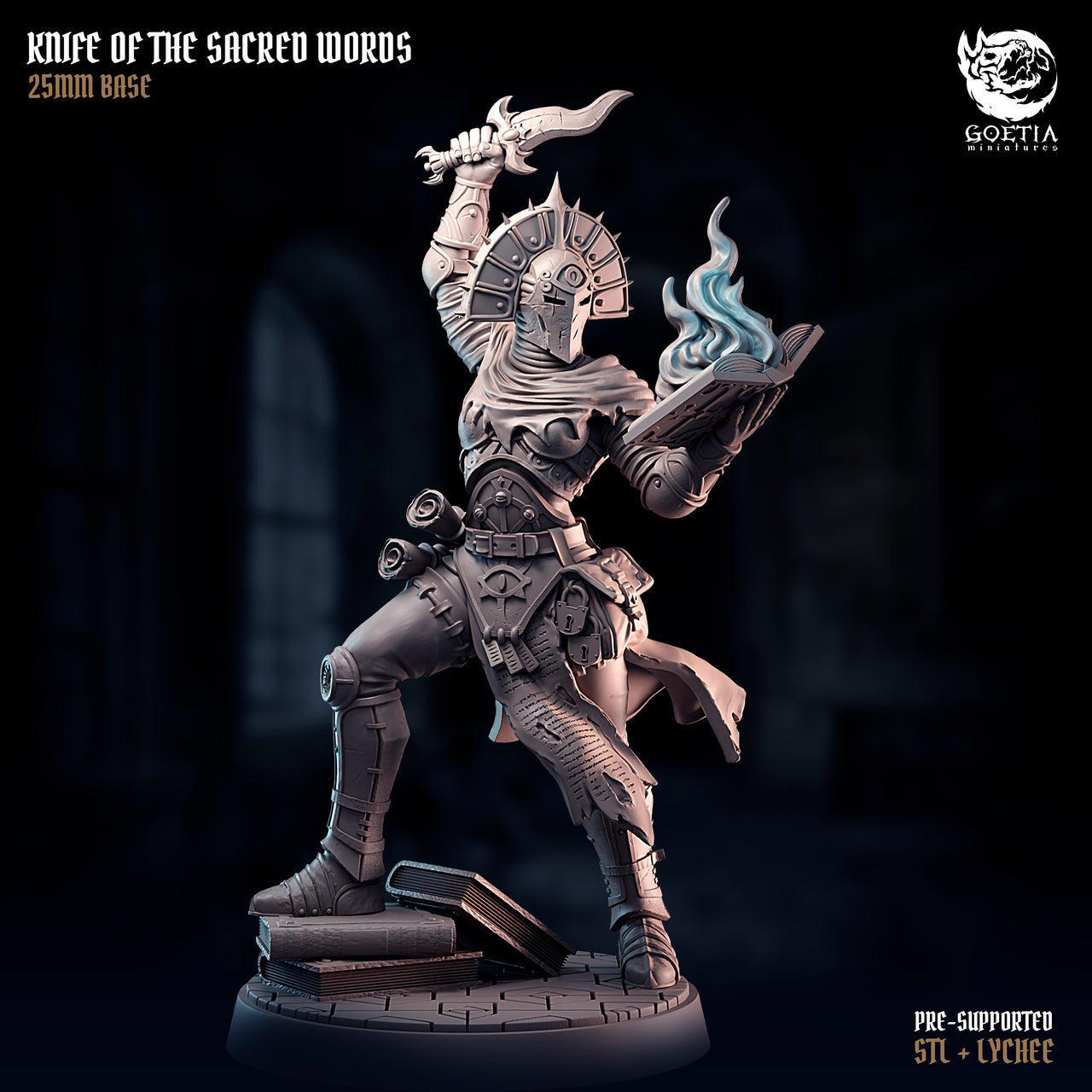 Knife Of The Sacred Words. The Masters of the Veil - Goetia Miniatures