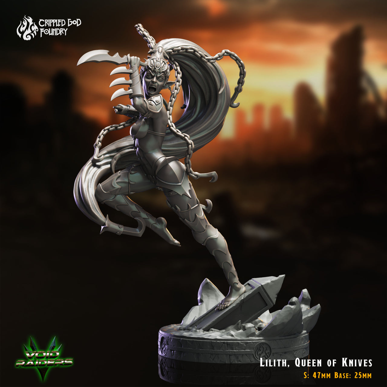 Lilith, Queen of Knives - Crippled God Foundry