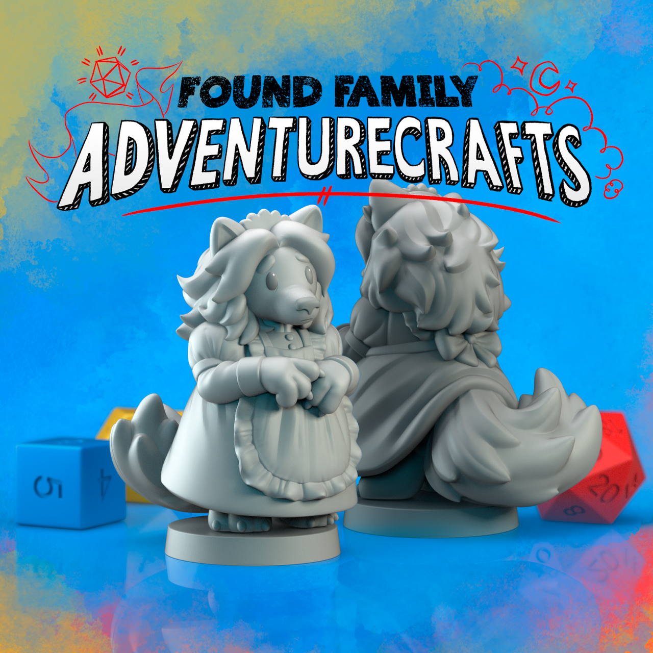 Werewolf Maid. The Cursed Princess - Found Family Adventurecrafts