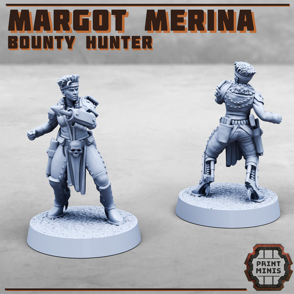 Margot Merina. Bounty Huinter - Print Minis