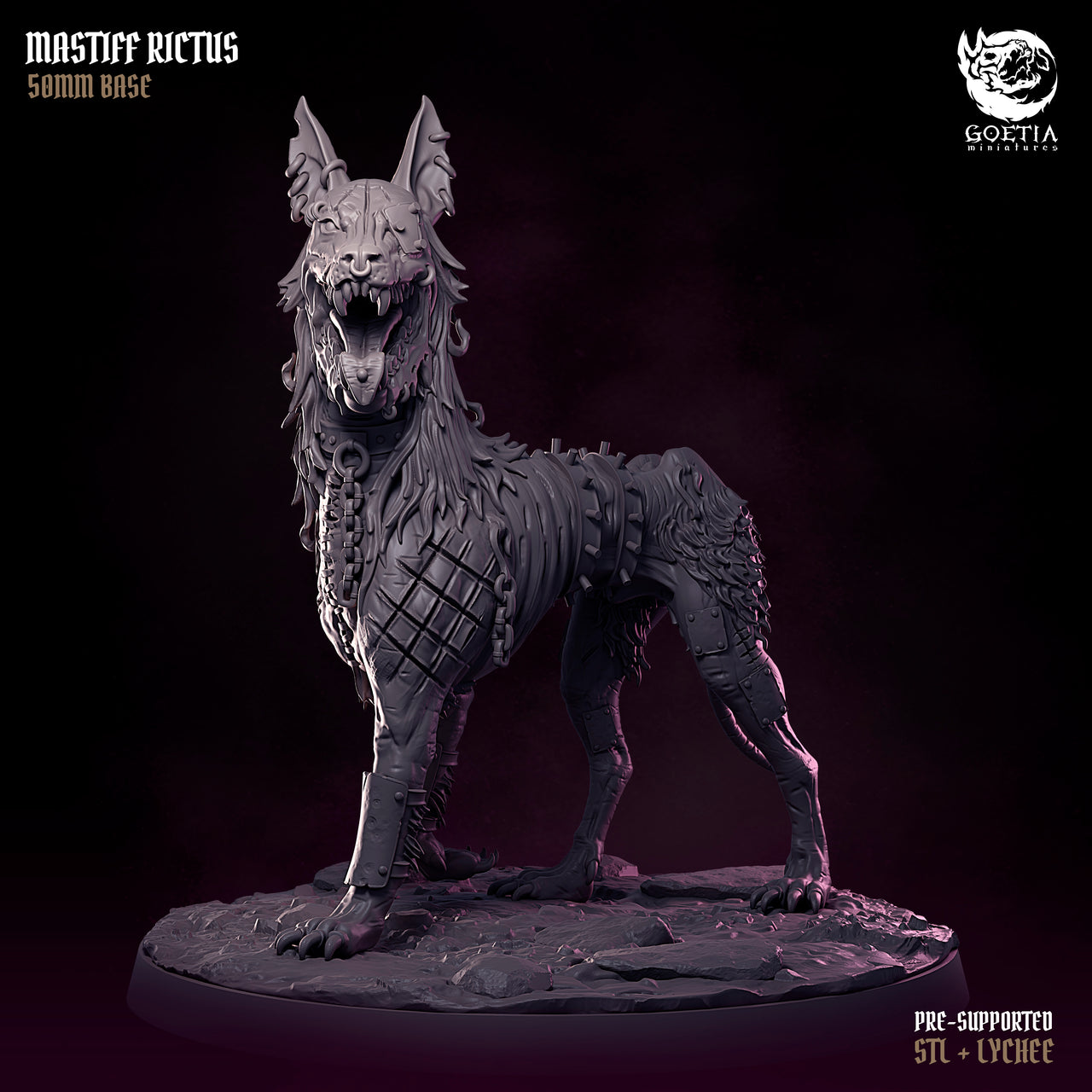 Mastiff Rictus, The Court of Ecstasy - Goetia Miniatures