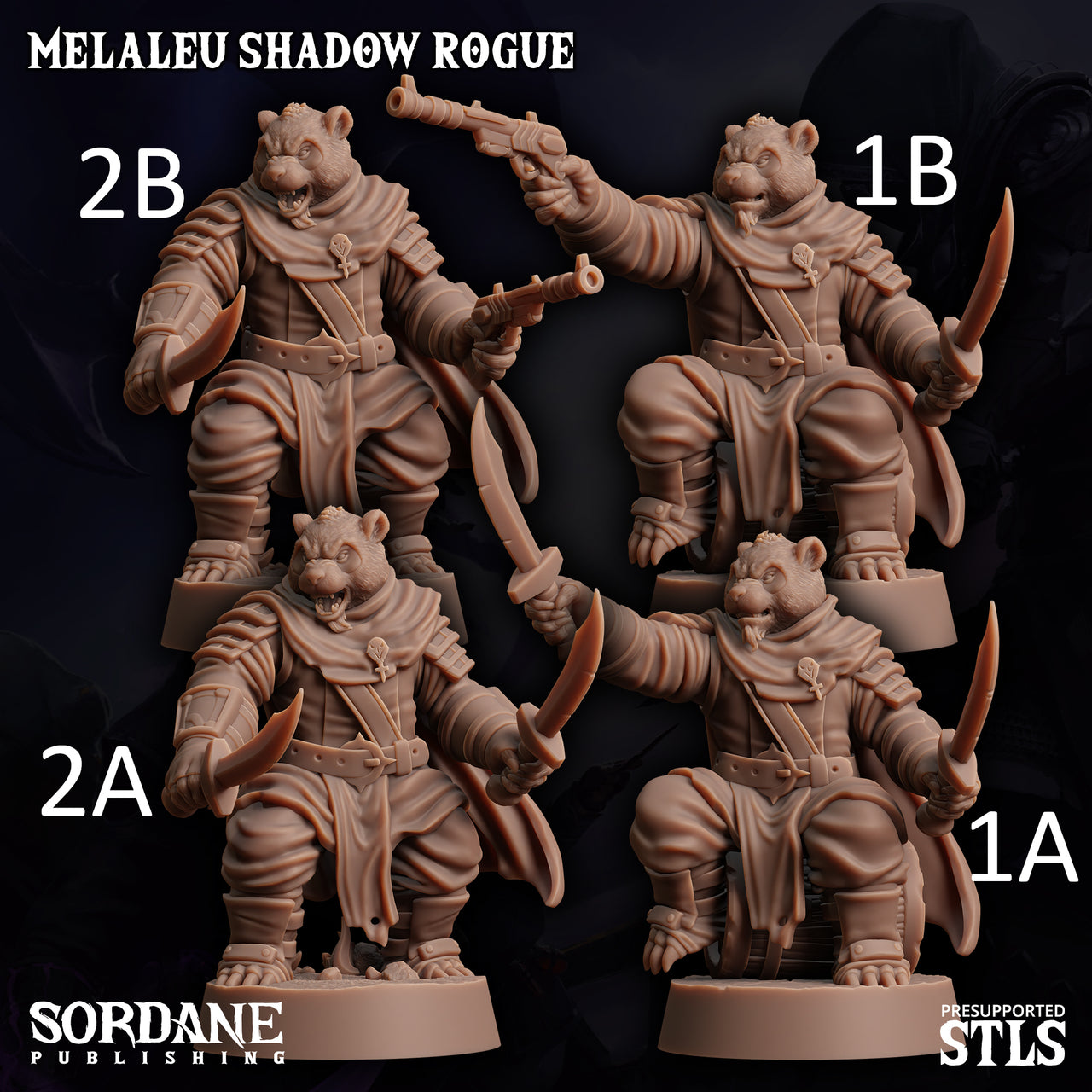 Melaleu Shadow Rogue, Pandafolk Bandit - Sordane Publishing