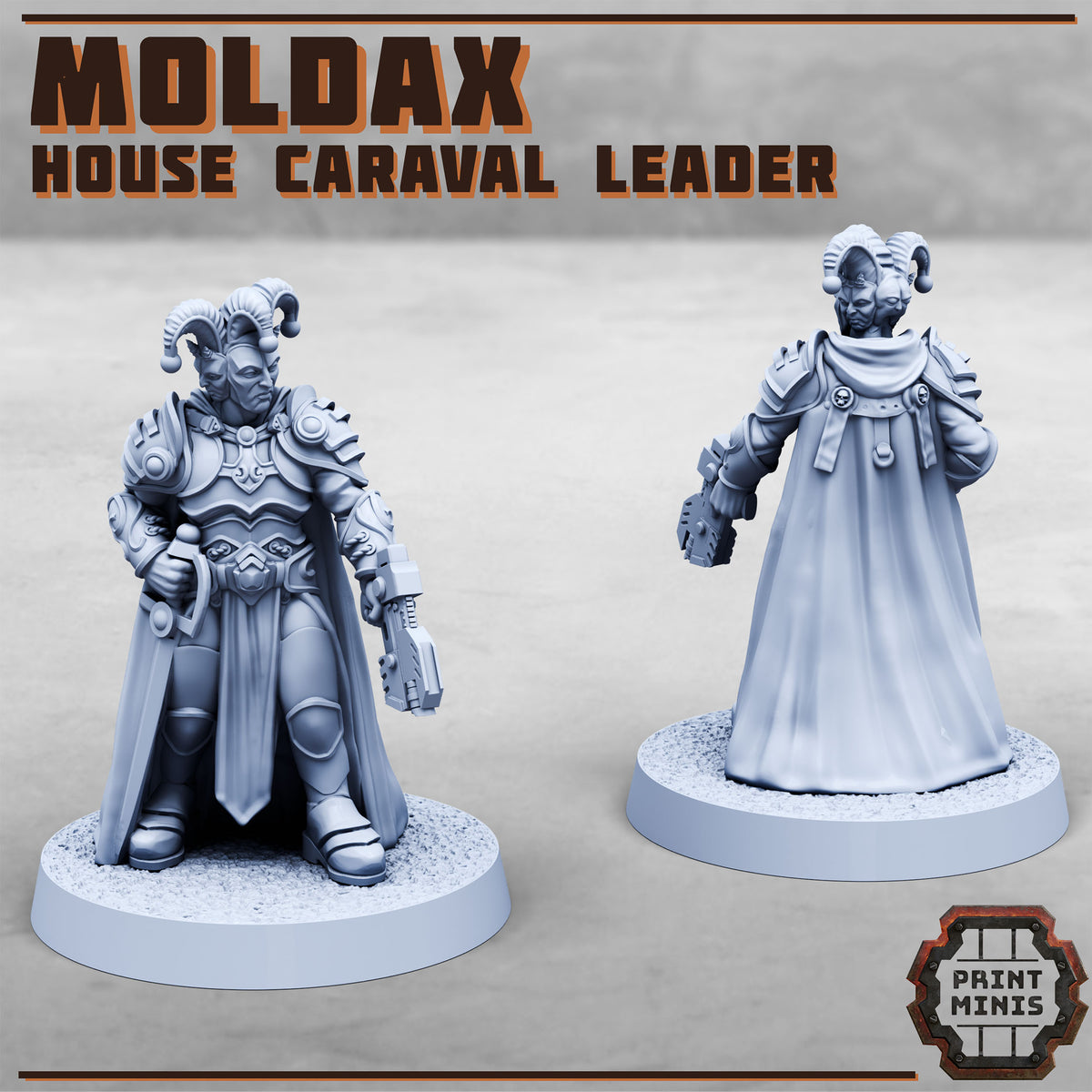 Moldax. House Caraval Leader - Print Minis