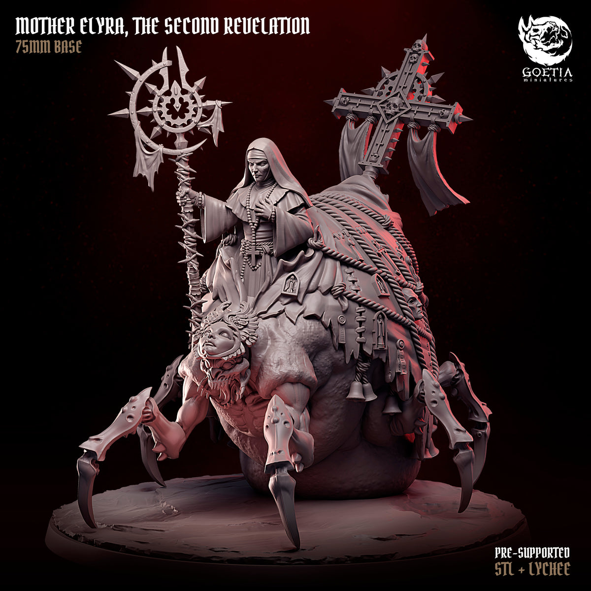 Mother of the Second Revelation. Demonic Mother Superior - Goetia Miniatures