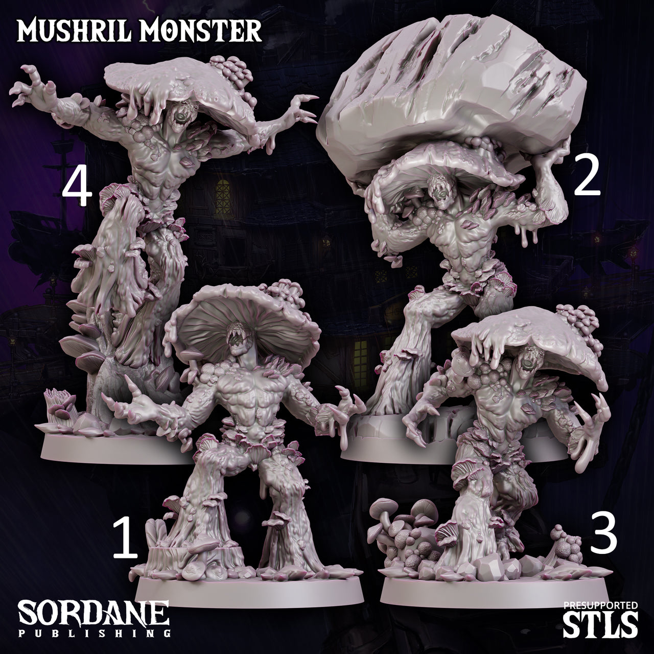Mushril Monster. Mushroom Cave Abomination - Sordane Publishing