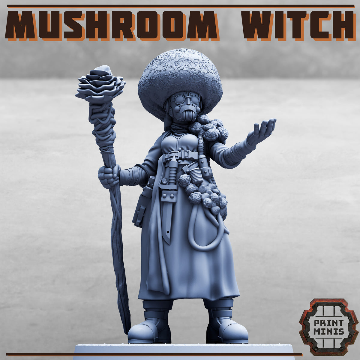 Mushroom Witch - Print Minis