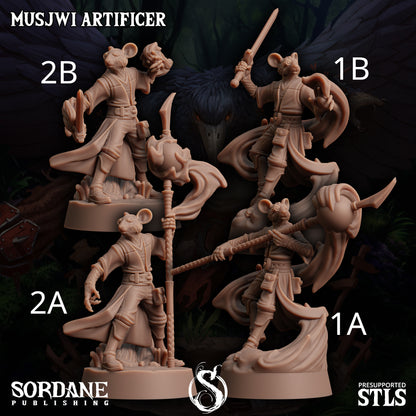 Musjwi Artificer, Mousefolk Inventor - Sordane Publishing