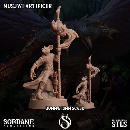 Musjwi Artificer, Mousefolk Inventor - Sordane Publishing
