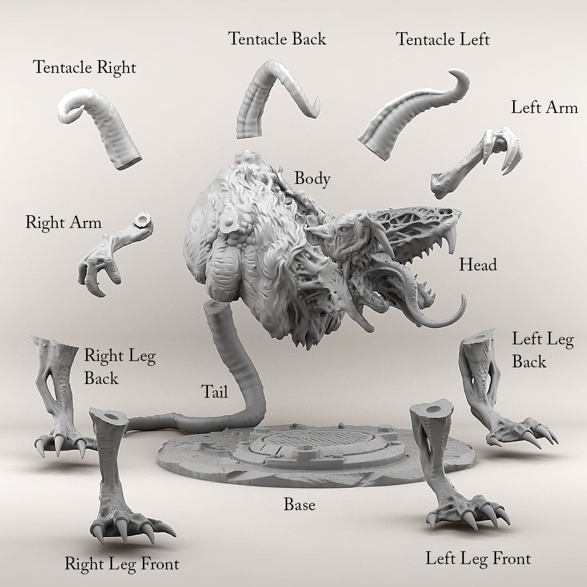 Mutant Rat - Print Your Monsters