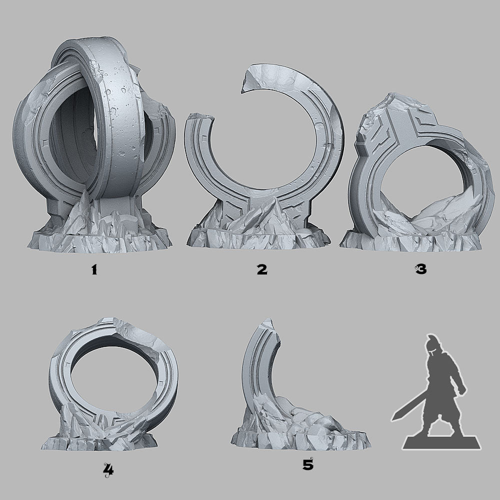Mystical Martian Rings - Fantastic Plants and Rocks