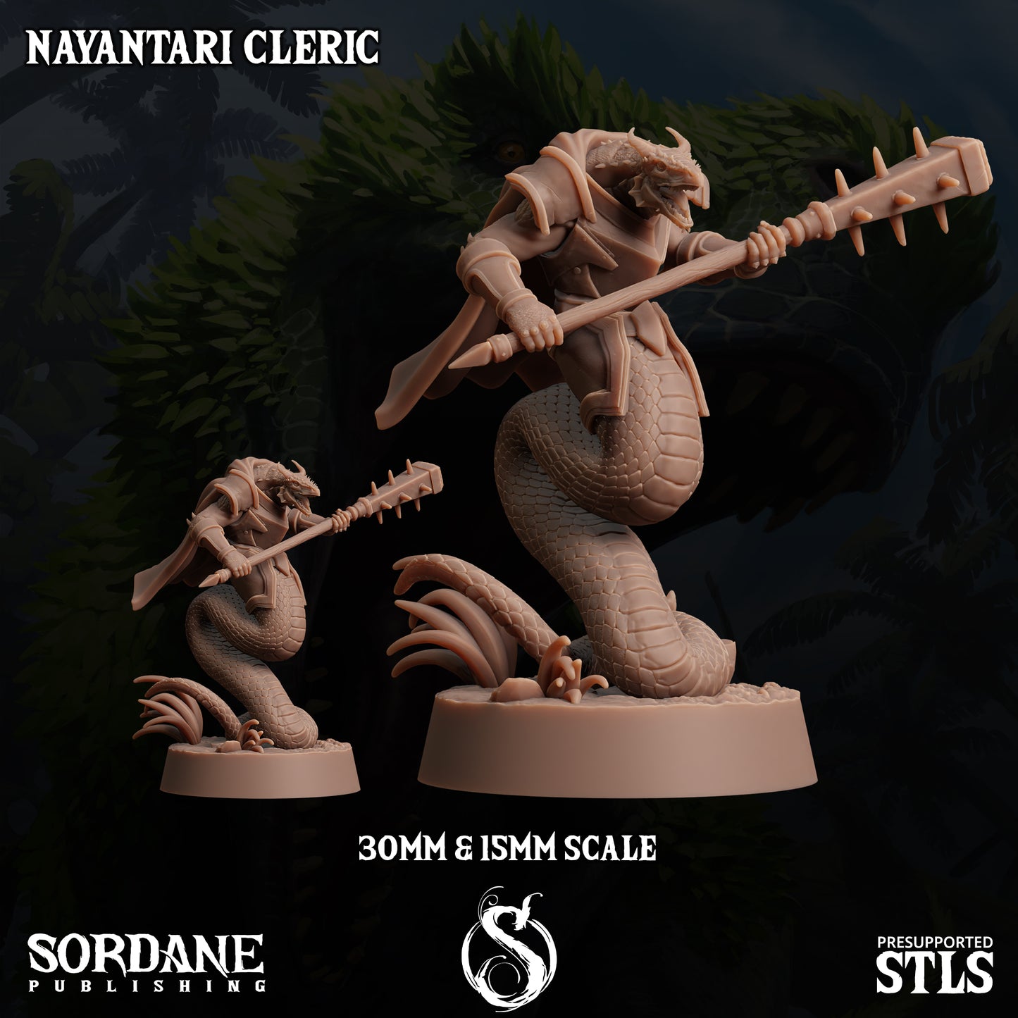 Nayantari Cleric, Snakefolk Paladin - Sordane Publishing