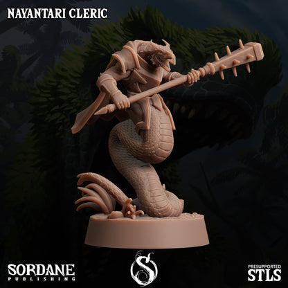 Nayantari Cleric, Snakefolk Paladin - Sordane Publishing