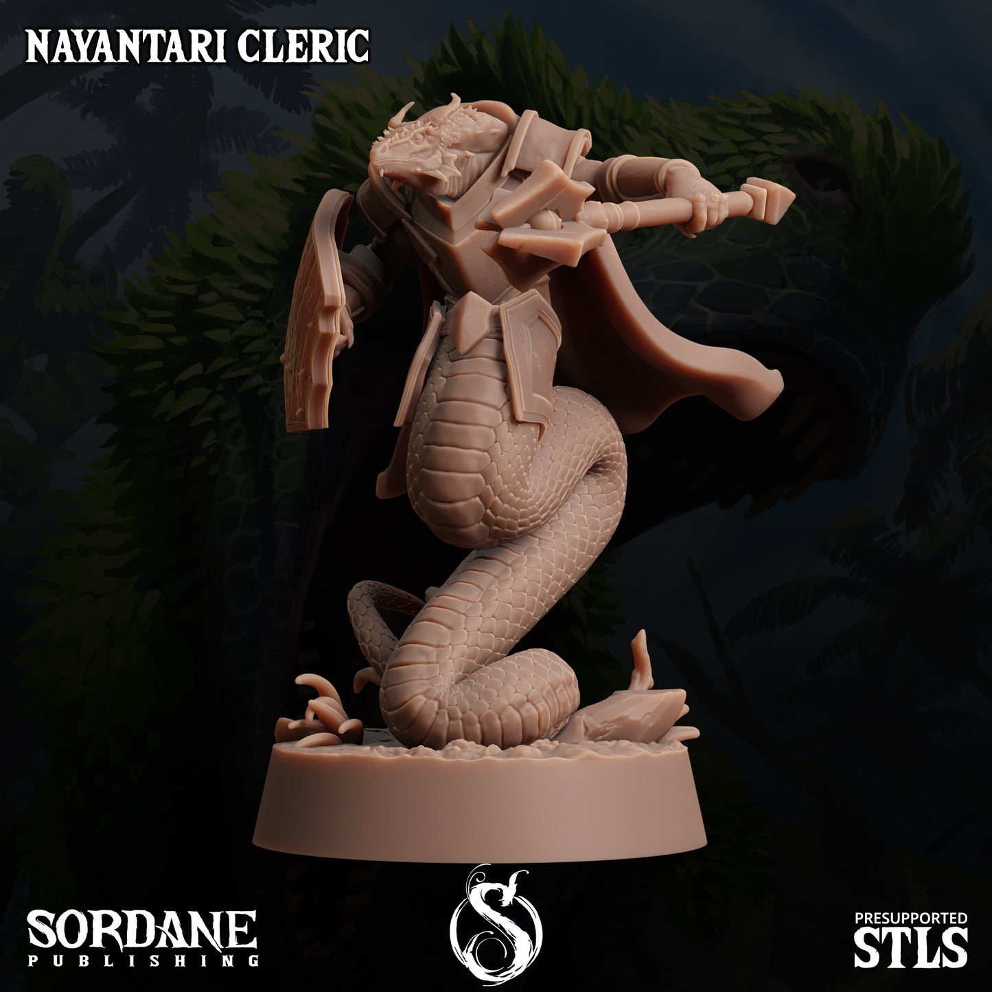 Nayantari Cleric, Snakefolk Paladin - Sordane Publishing