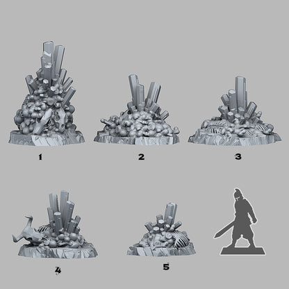 Necrotic Crystals - Fantastic Plants and Rocks