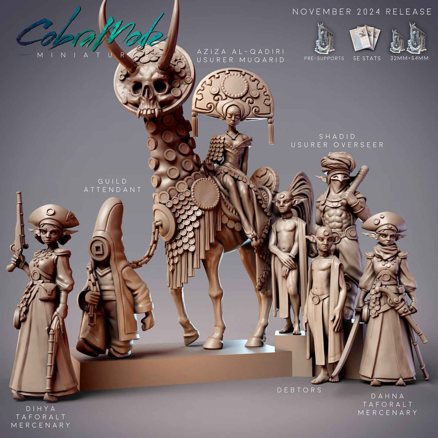 Usurer Overseer Shadid & Debtors, Elf Bodyguard - CobraMode