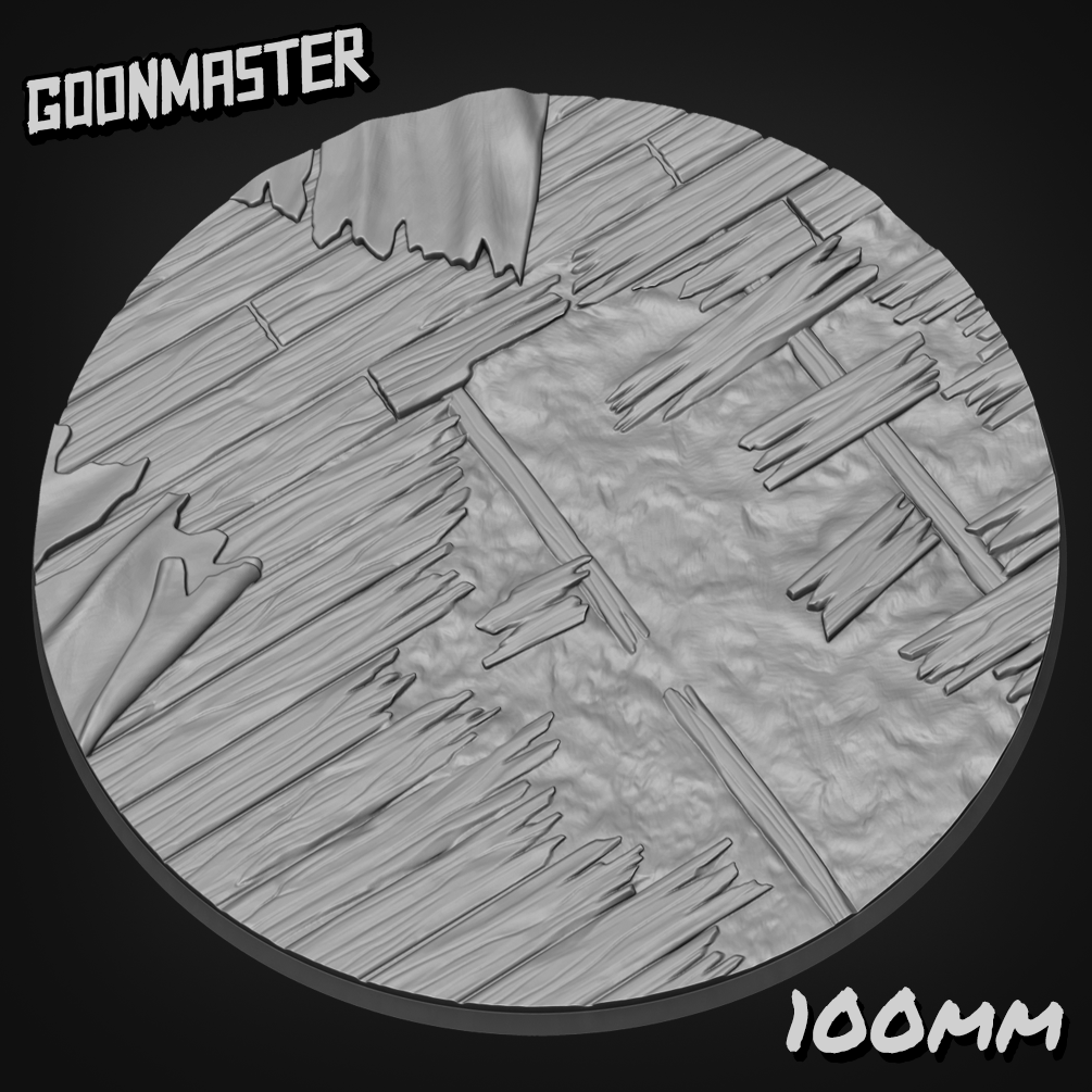 Old Wood Plank Floor Bases - Goonmaster
