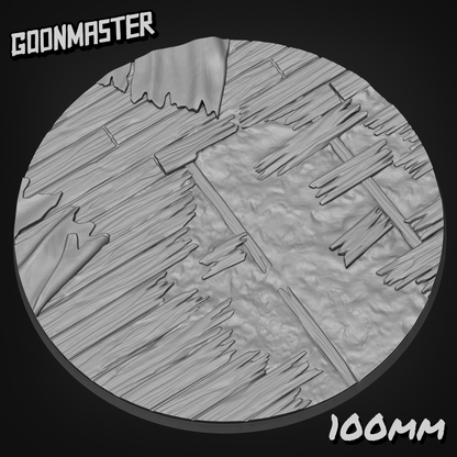 Old Wood Plank Floor Bases - Goonmaster